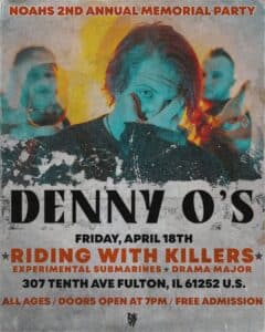 Riding with Killers, April 18 – Fulton, IL
